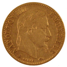 FRANCE, Napoléon III, 10 Francs, 1864, Paris, KM #800.1, EF(40-45), Gold, Gadour