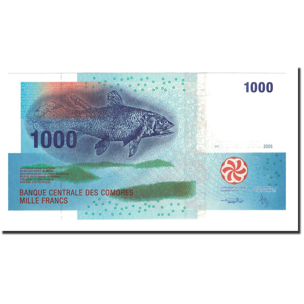 Banknote, Comoros, 1000 Francs, 2005, KM:16, UNC(65-70)