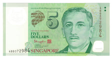 Biljet, Singapur, 5 Dollars, 2005, KM:47, NIEUW