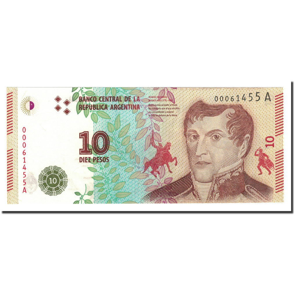 Banknote, Argentina, 10 Pesos, 2016, UNC(65-70)