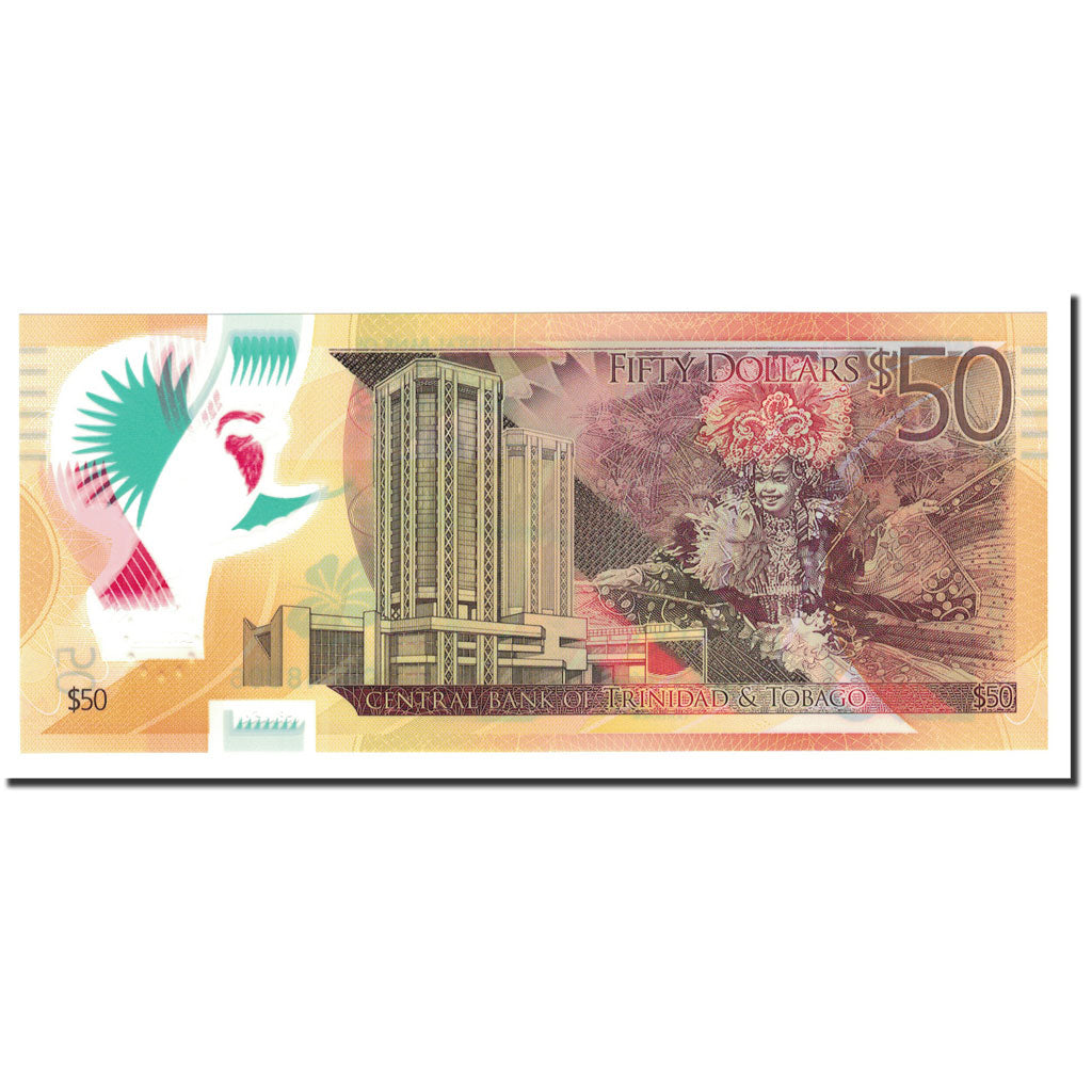Trinidad and Tobago, 50 Dollars, 2015, KM:59, UNC(65-70)