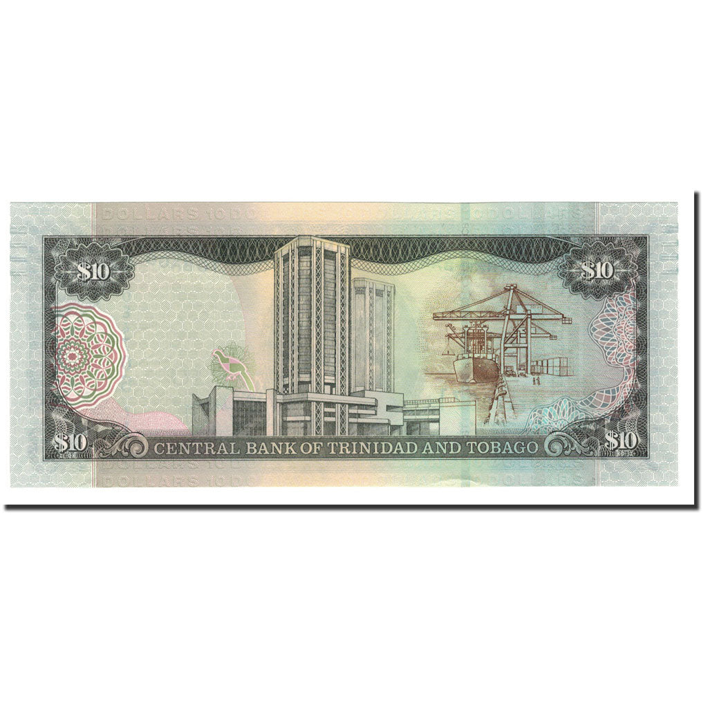 Trinidad and Tobago, 10 Dollars, 1985, KM:38b, UNC(65-70)