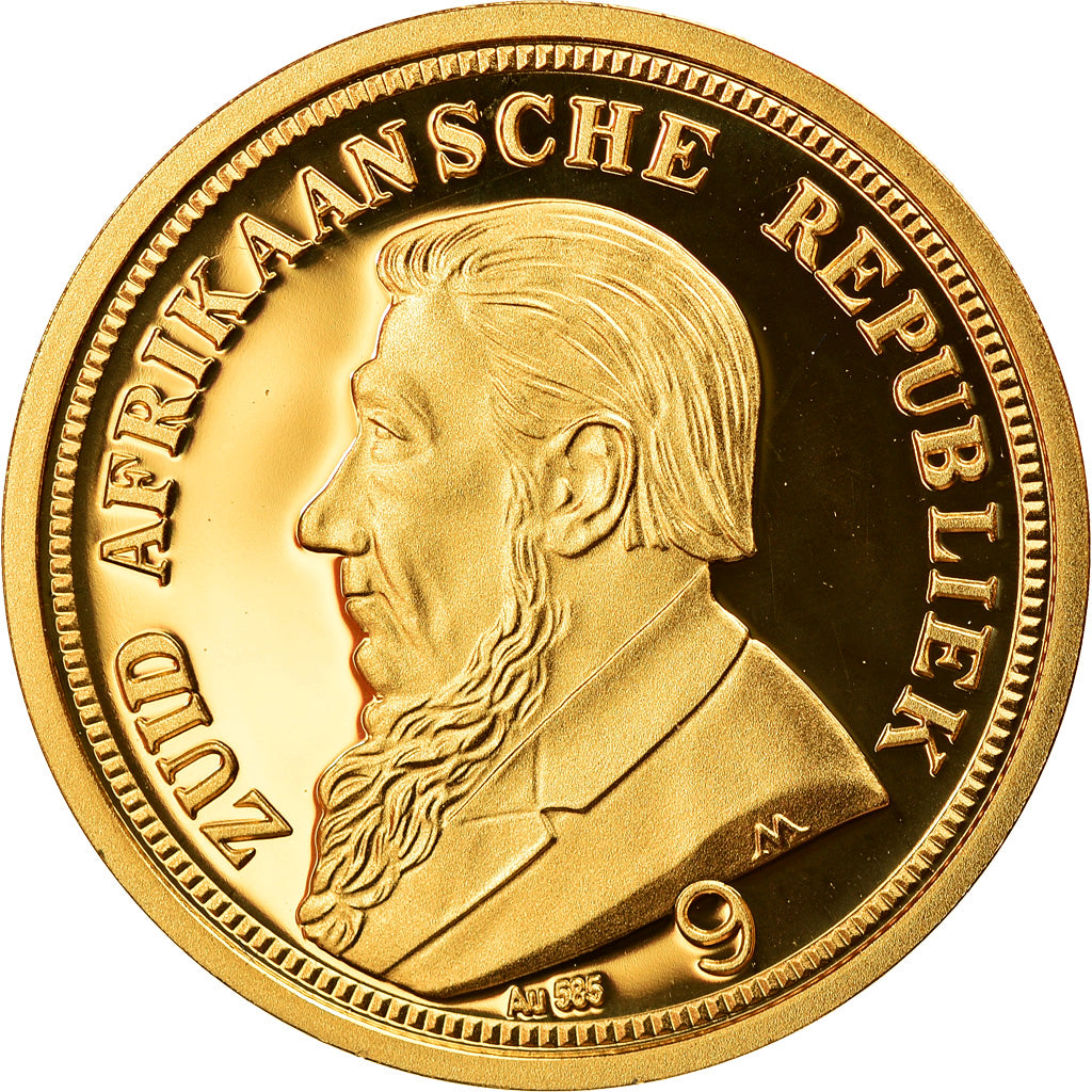France, Medal, Reproduction, 1 Pond Afrique du Sud, Kruger, MS(65-70), Gold