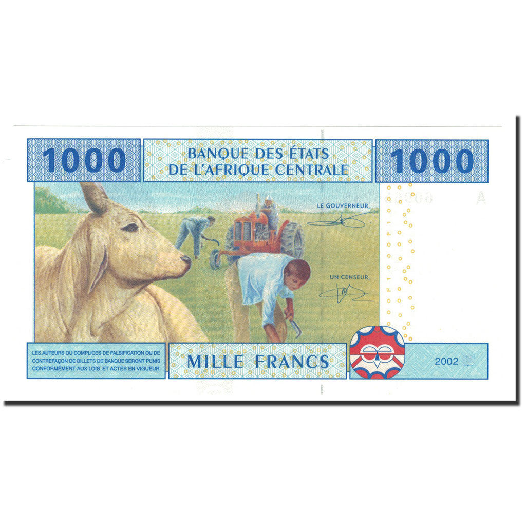 Banknote, Cameroun, 1000 Francs, 2002, UNC(65-70)