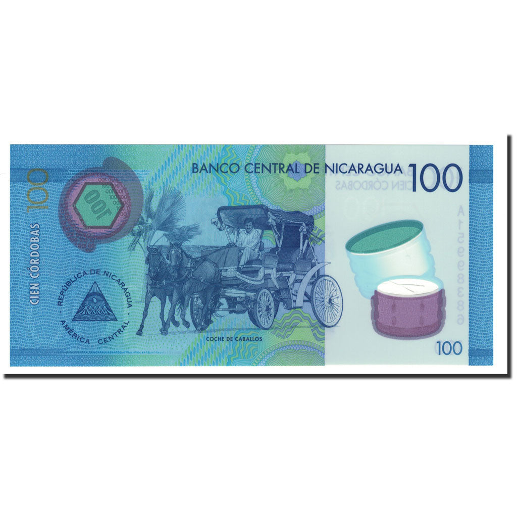 Billete, 100 Cordobas, 2014, Nicaragua, KM:212a, 2014-10-26, UNC