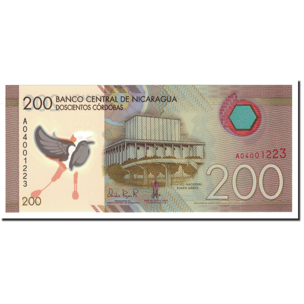 Banknote, Nicaragua, 200 Córdobas, 2014, 2014-10-26, KM:213a, UNC(65-70)