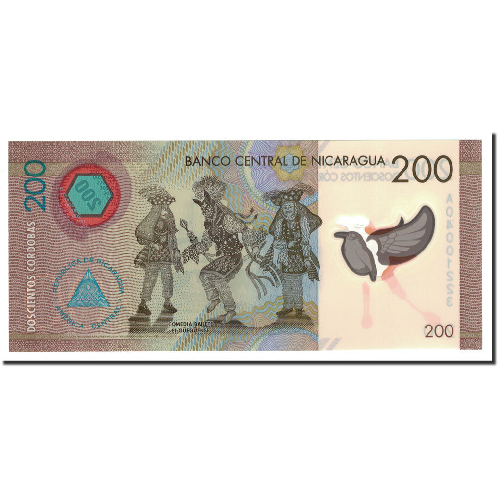 Banknote, Nicaragua, 200 Córdobas, 2014, 2014-10-26, KM:213a, UNC(65-70)