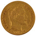 FRANCE, Napoléon III, 10 Francs, 1862, Strasbourg, KM #800.2, EF(40-45), Gold, G