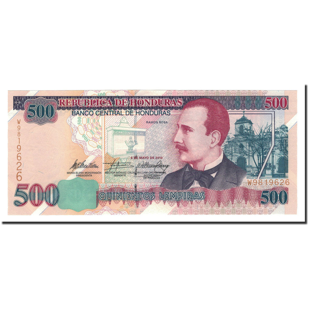 Billet, Honduras, 500 Lempiras, 1995-2010, 2010-05-06, KM:78g, NEUF