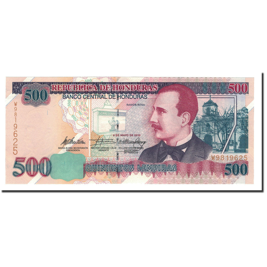 Billete, 500 Lempiras, 1995-2010, Honduras, KM:78g, 2010-05-06, UNC