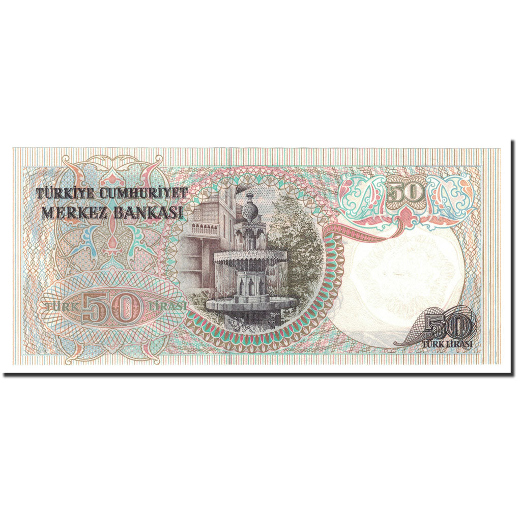 Banknote, Turkey, 50 Lira, 1970, KM:188, UNC(65-70)