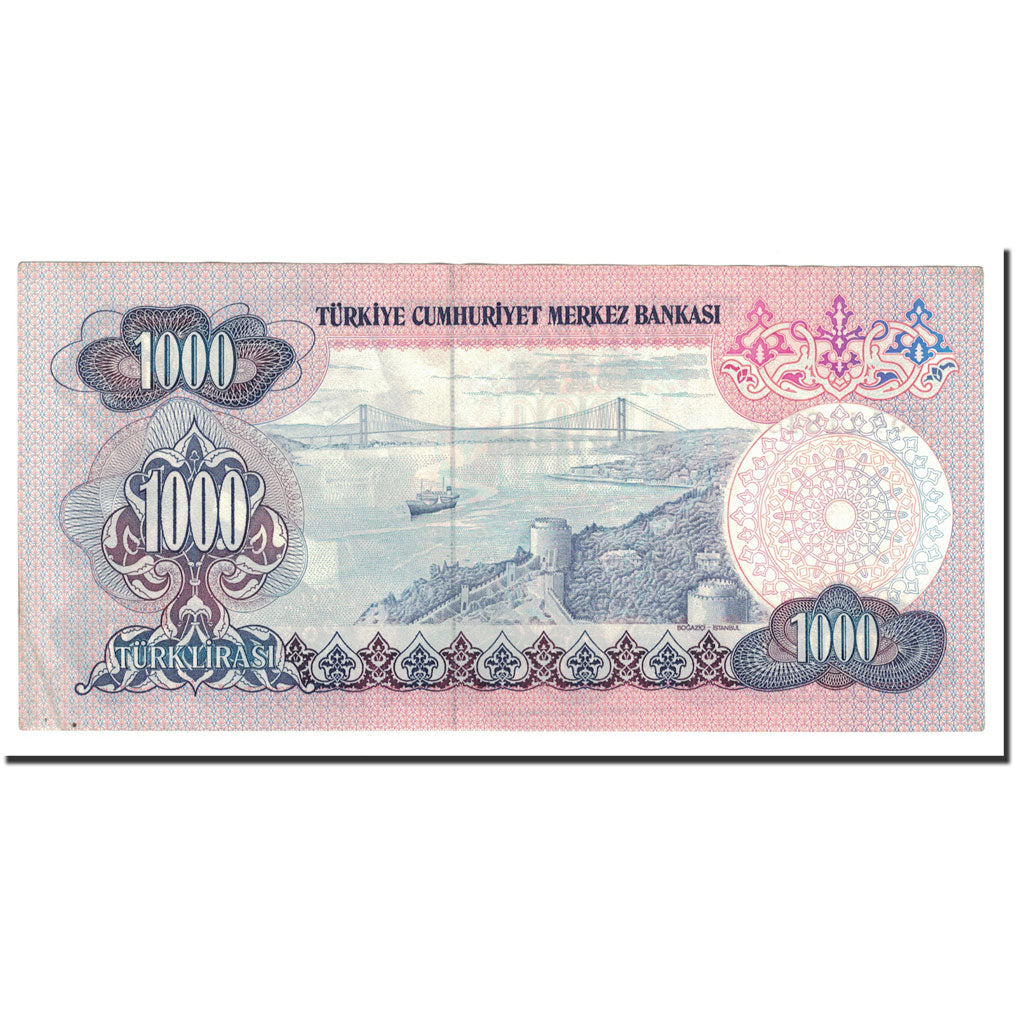 Banknote, Turkey, 1000 Lira, 1970, KM:191, UNC(60-62)