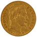 FRANCE, Napoléon III, 10 Francs, 1866, Strasbourg, KM #800.2, EF(40-45), Gold, G