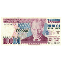 Banknot, Turcja, 1,000,000 Lira, 1970, 1995, KM:209, UNC(63)