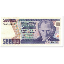 Turquie, 500,000 Lira, 1970, KM:208, 1993, SPL