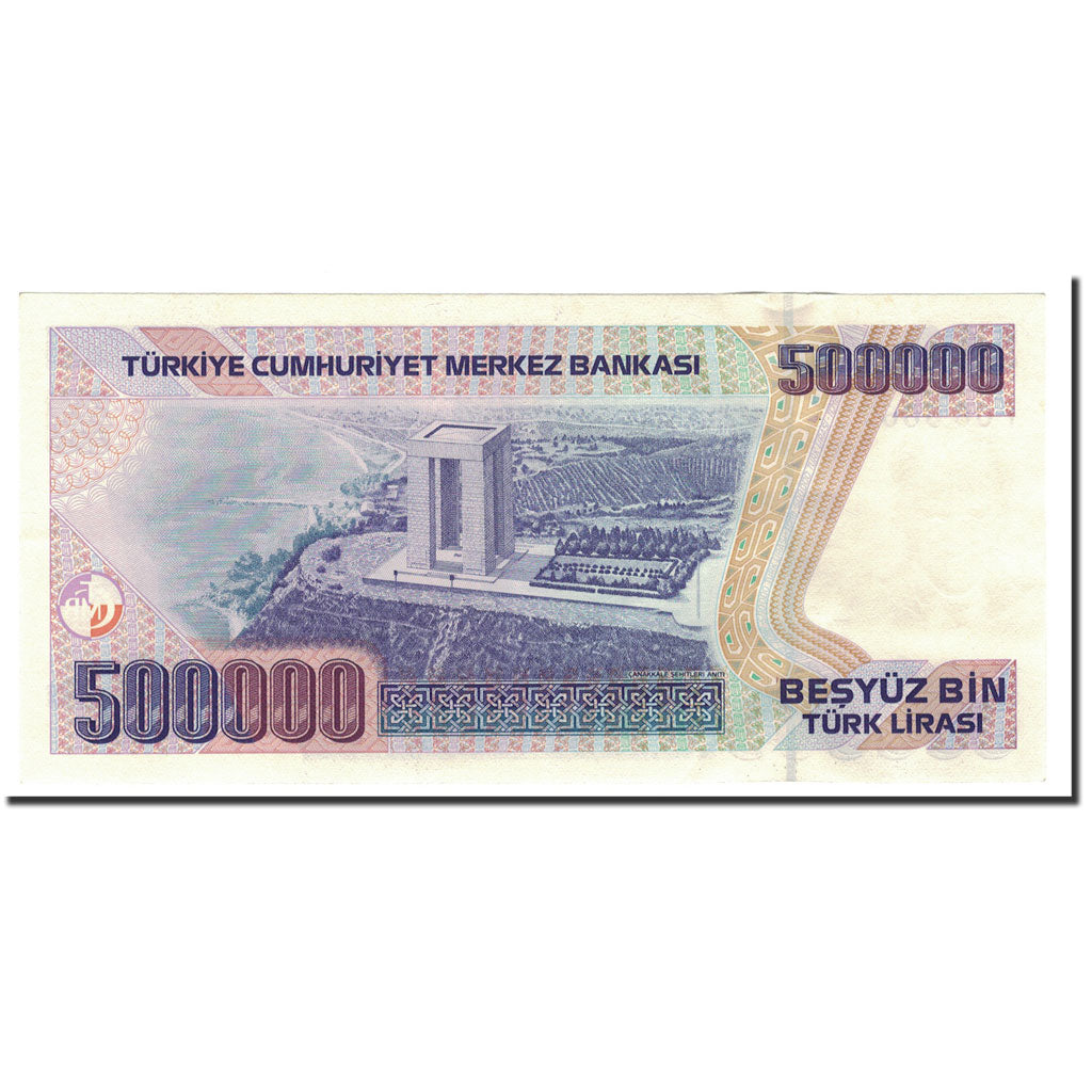 Turkey, 500,000 Lira, 1970, 1993, KM:208, UNC(63)