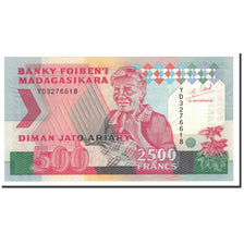 Madagascar, 2500 Francs = 500 Ariary, 1988, Undated (1993), KM:72Ab, UNC(65-70)
