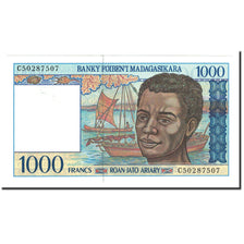 Madagascar, 1000 Francs = 200 Ariary, 1994-1995, Undated (1994), KM:76b, UNZ-