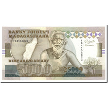 Madagascar, 25,000 Francs = 5000 Ariary, 1988, Undated (1993), KM:74a, UNC(64)