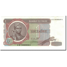 Banknote, Zaire, 1 Zaïre, 1971-1980, 1980-10-27, KM:19b, UNC(65-70)
