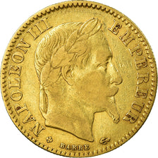 Monnaie, France, Napoleon III, Napoléon III, 10 Francs, 1864, Strasbourg, TTB