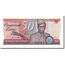Zaire, 50 Zaïres, 1982-1985, 1985-06-24, KM:28b, UNC(65-70)