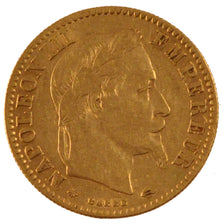 FRANCE, Napoléon III, 10 Francs, 1864, Paris, KM #800.1, EF(40-45), Gold, Gadour
