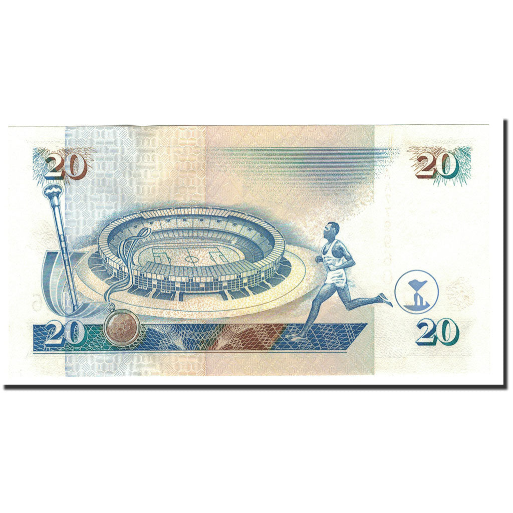 Banknote, Kenya, 20 Shillings, 1995, 1995-07-01, KM:32, UNC(65-70)