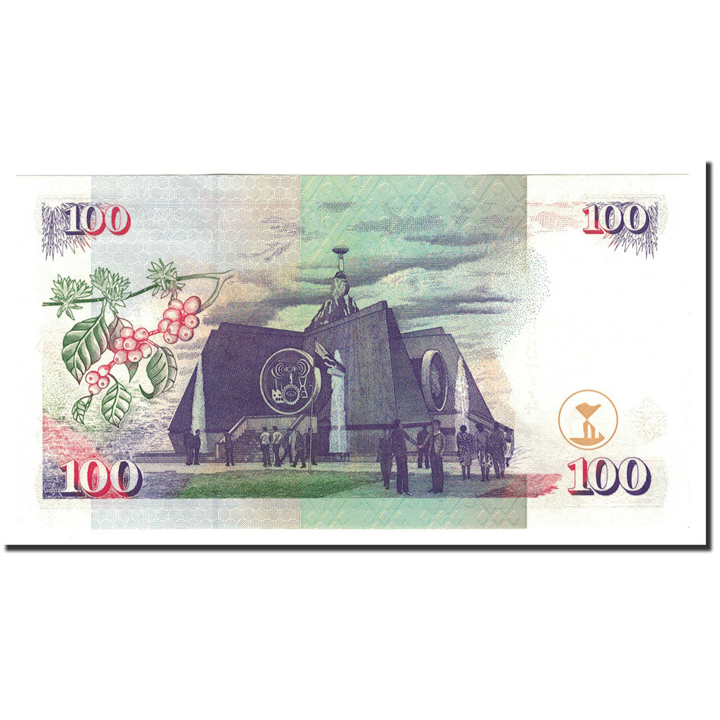 Banknote, Kenya, 100 Shillings, 1996, 1996-07-01, KM:37a, UNC(65-70)