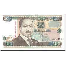 Banknot, Kenia, 200 Shillings, 1996, 1996-07-01, KM:38a, UNC(65-70)