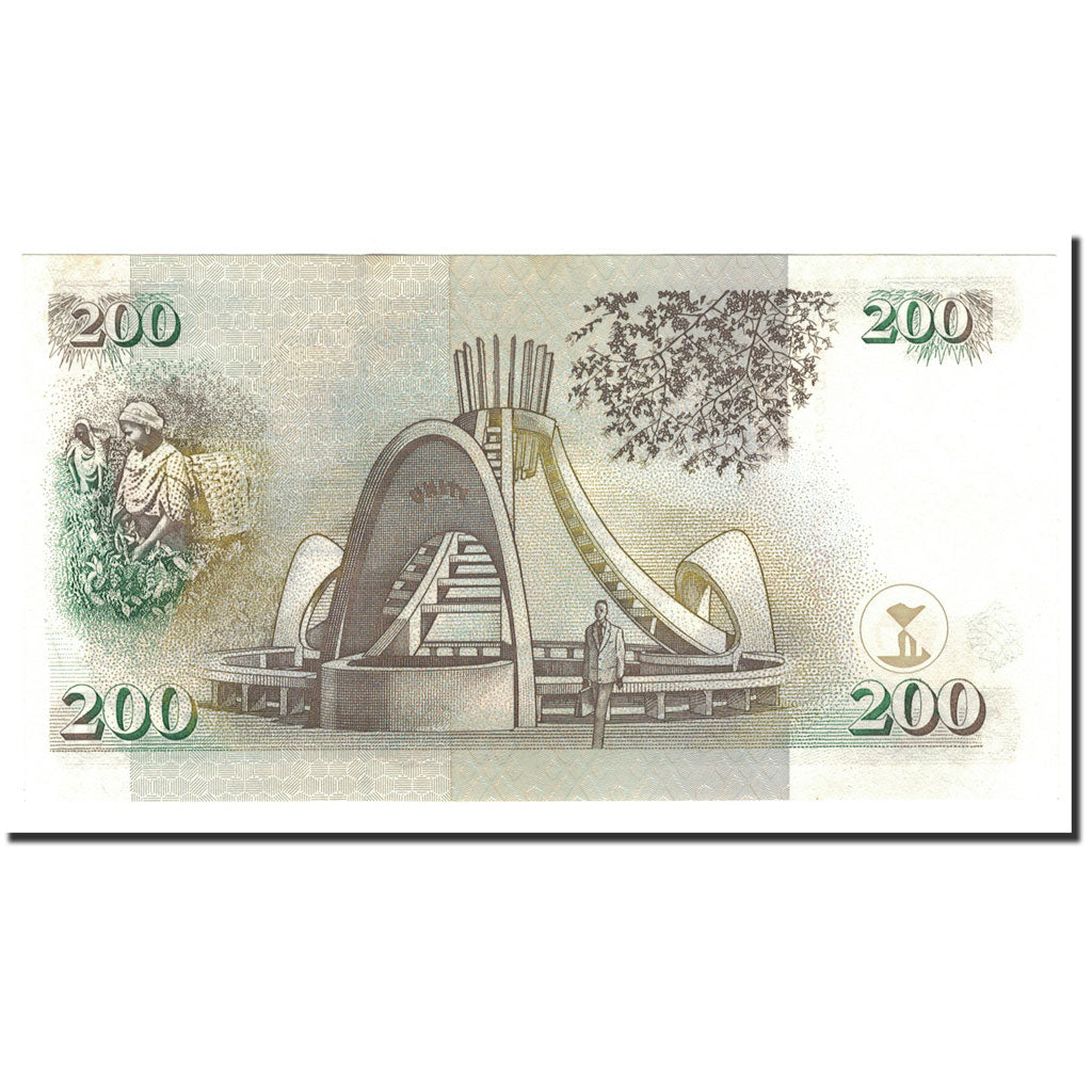 Banknote, Kenya, 200 Shillings, 1996, 1996-07-01, KM:38a, UNC(65-70)