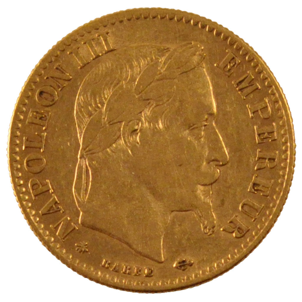 Munten, Frankrijk, Napoleon III, Napoléon III, 10 Francs, 1865, Paris, ZF