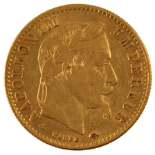 Munten, Frankrijk, Napoleon III, Napoléon III, 10 Francs, 1865, Paris, ZF