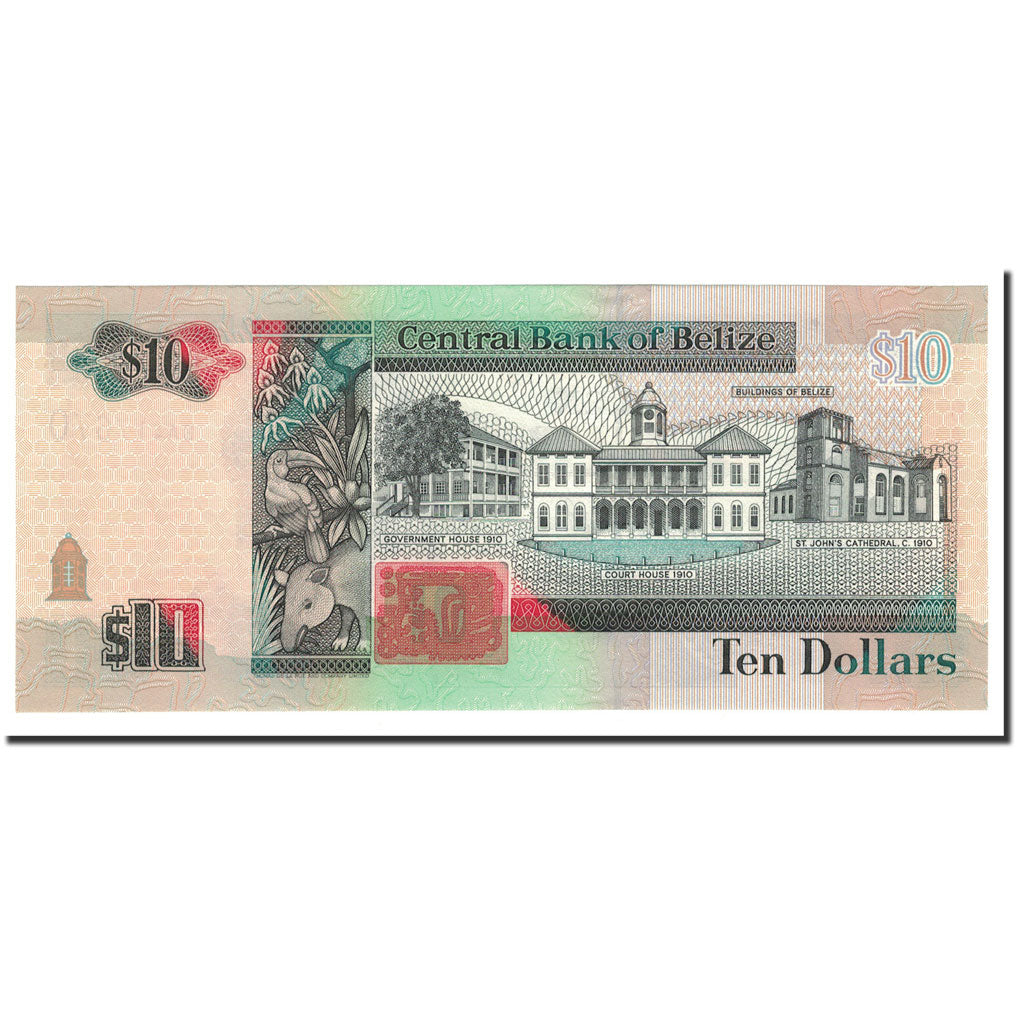 Billet, Belize, 10 Dollars, 1996, 1996-03-01, KM:59, NEUF