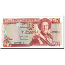 Banknote, Jersey, 10 Pounds, 1993, KM:22a, UNC(65-70)