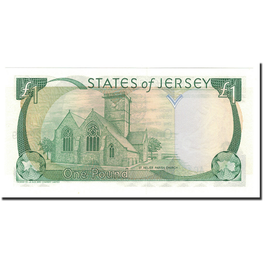 Banknote, Jersey, 1 Pound, 1989, KM:15a, UNC(65-70)