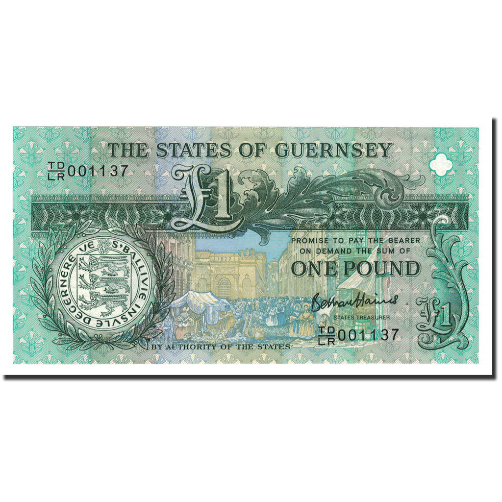 Guernsey, 1 Pound, 2013, 2013-07-04, UNC(65-70)