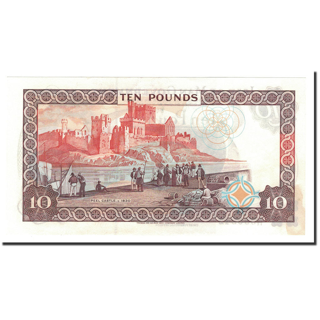 Banknote, Isle of Man, 10 Pounds, 1998, KM:44b, UNC(65-70)