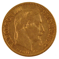 FRANCE, Napoléon III, 10 Francs, 1868, Paris, KM #800.1, EF(40-45), Gold, Gadour