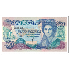 Banknote, Falkland Islands, 50 Pounds, 1990, 1990-07-01, KM:16a, UNC(65-70)