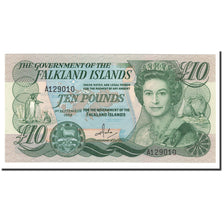 Billet, Falkland Islands, 10 Pounds, 1986, 1986-09-01, KM:14A, NEUF