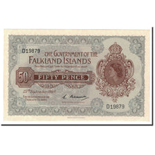 Biljet, Falkland Eilanden, 50 Pence, 1969, 1969-09-25, KM:10a, NIEUW