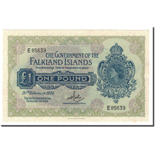 Biljet, Falkland Eilanden, 1 Pound, 1974, 1974-02-20, KM:8b, NIEUW