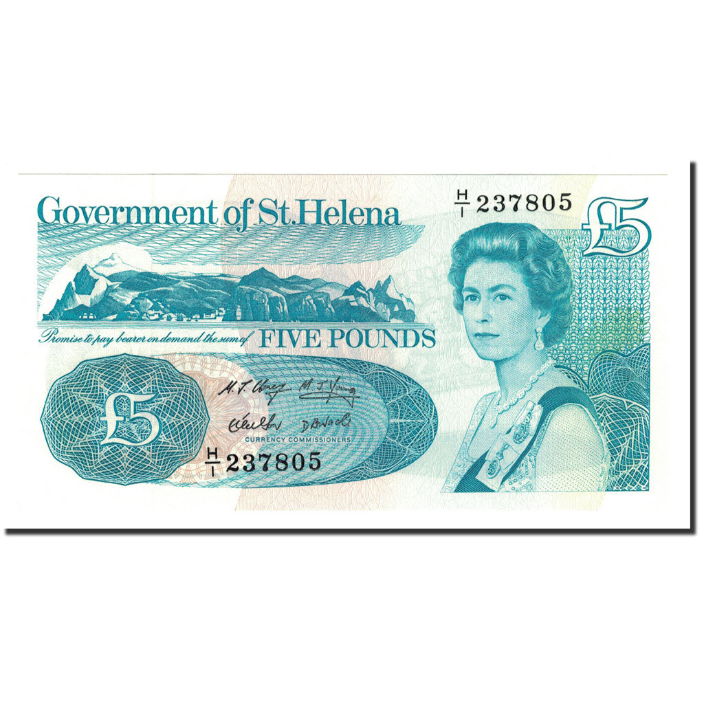 Banknote, Saint Helena, 5 Pounds, Undated (1998), KM:11a, UNC(65-70)