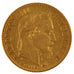 FRANCE, Napoléon III, 10 Francs, 1866, Strasbourg, KM #800.2, EF(40-45), Gold, G
