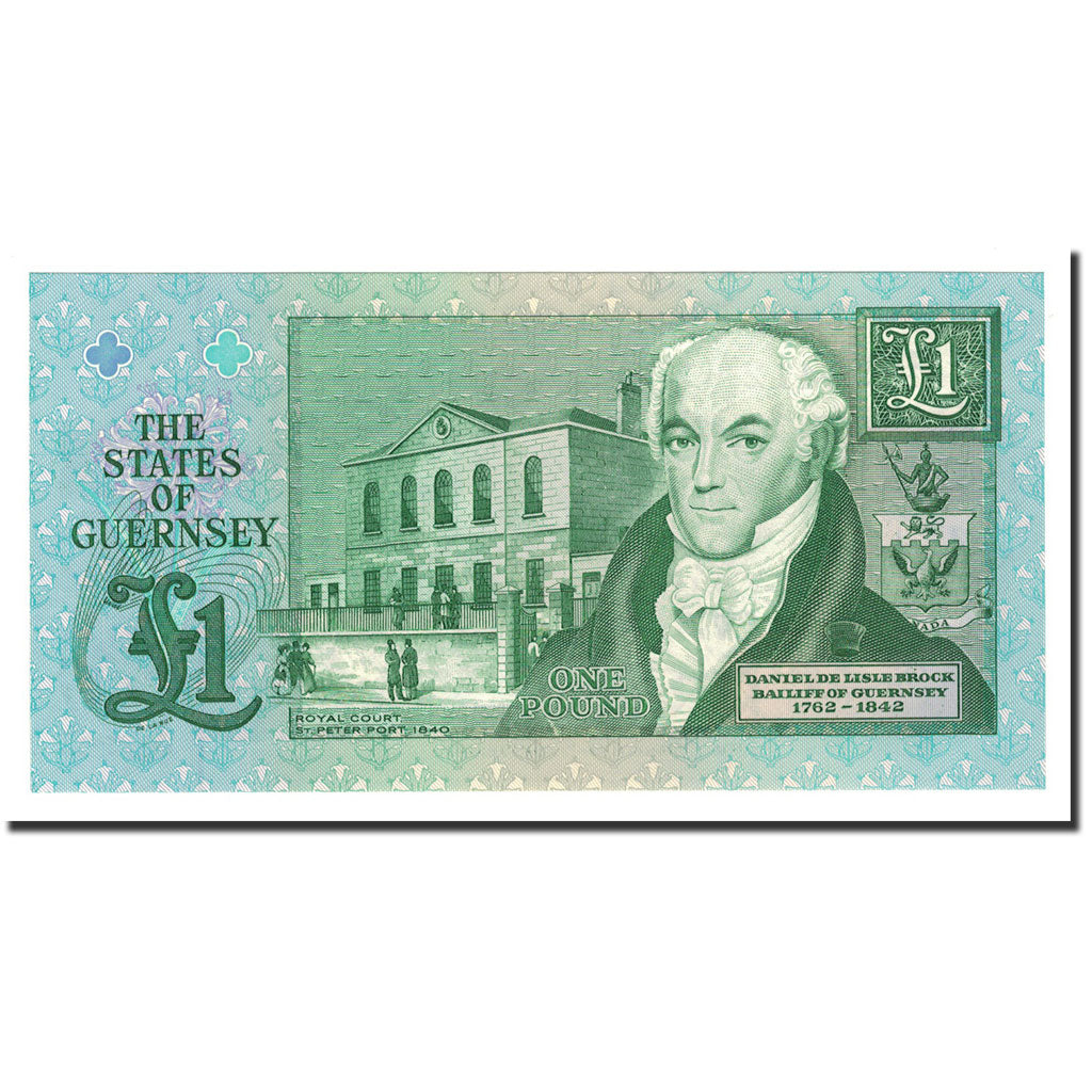 Banknote, Guernsey, 1 Pound, 1991, KM:52b, UNC(65-70)