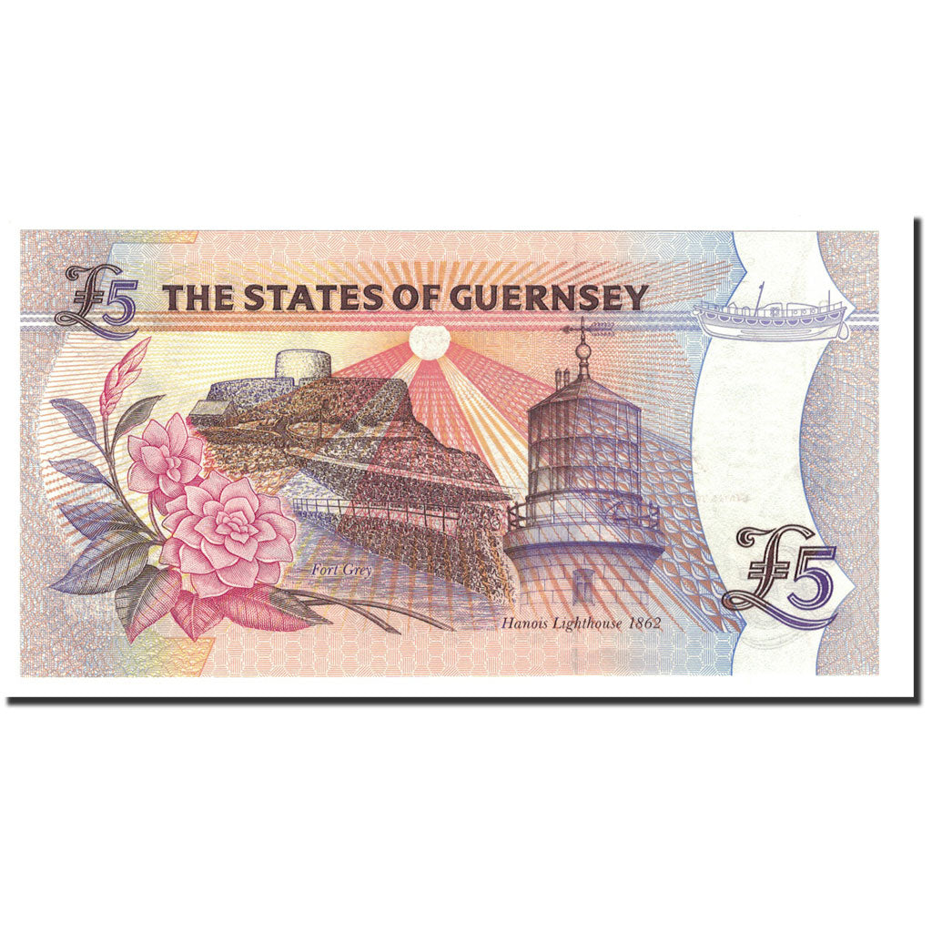 Guernsey, 5 Pounds, 1996, KM:56a, UNC(65-70)
