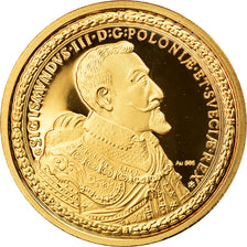 France, Medal, Reproduction Sigismundus III, History, MS(65-70), Gold