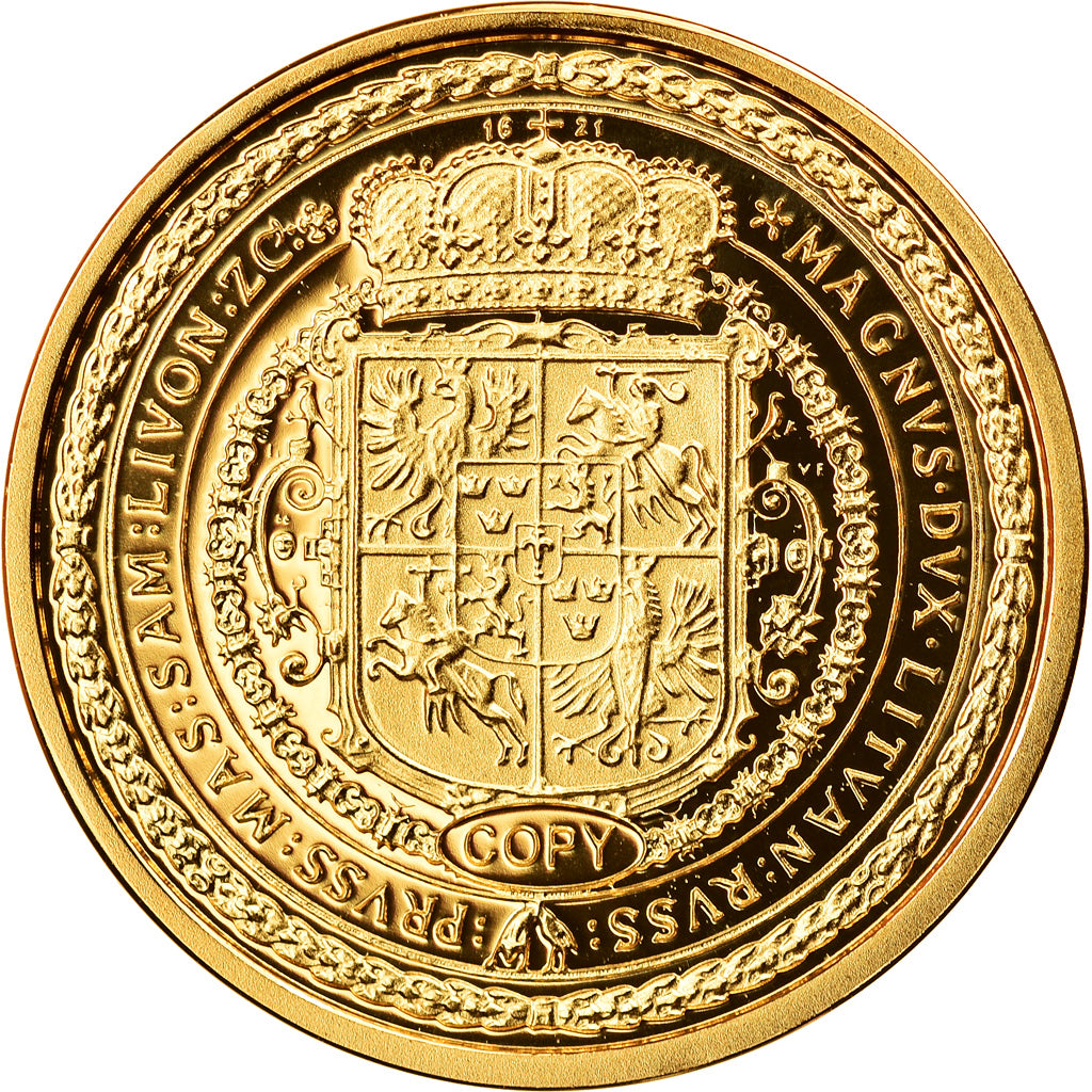 France, Medal, Reproduction Sigismundus III, History, MS(65-70), Gold