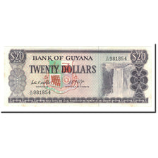 Billet, Guyana, 20 Dollars, Undated (1966-89), KM:24b, NEUF